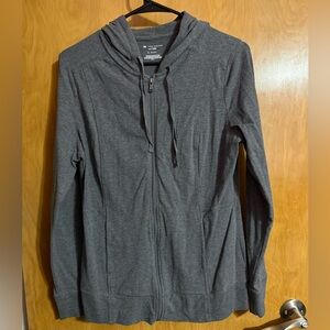 Tek Gear Gray Zip-Up Hoodie Jacket